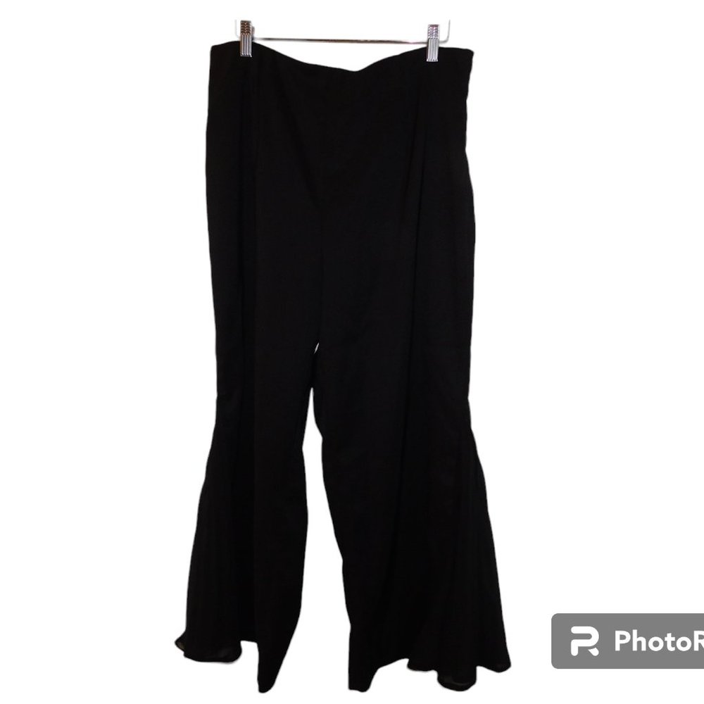 Victor Costa Occasion Vintage Stretch Pants With Bell Bottom Flare Leg Size 12